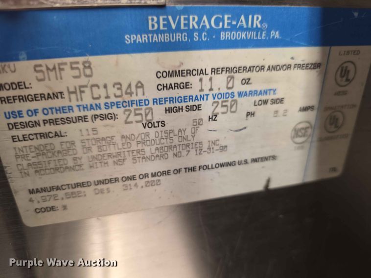image for item EV2220 (2) Beverage-Aire refrigerators