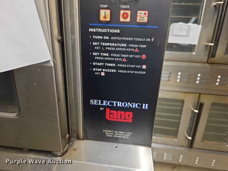 image for item EV2222 (2) Lang Selectronic II oves