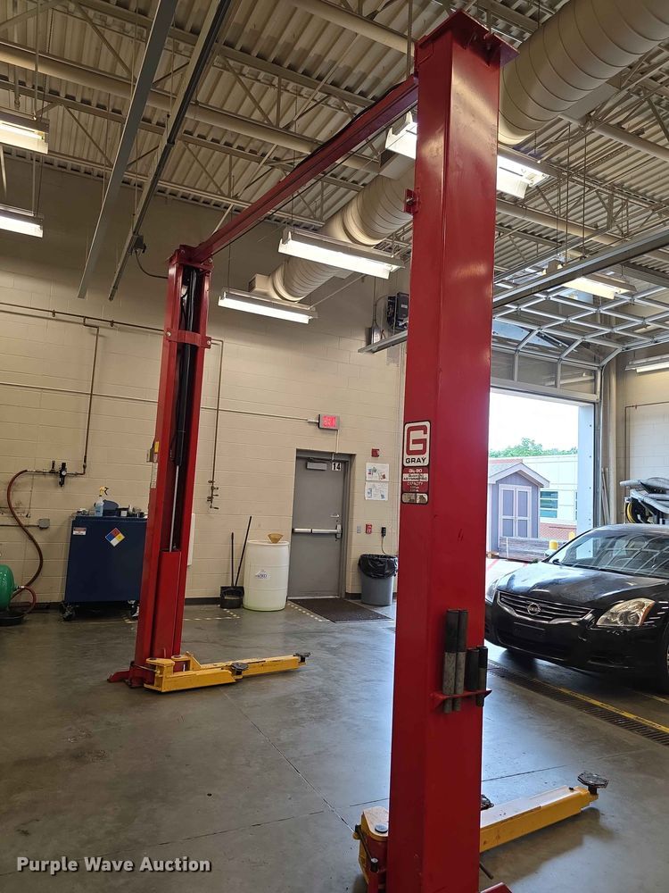 image for item EV2224 Gray QL-90 two post automotive lift