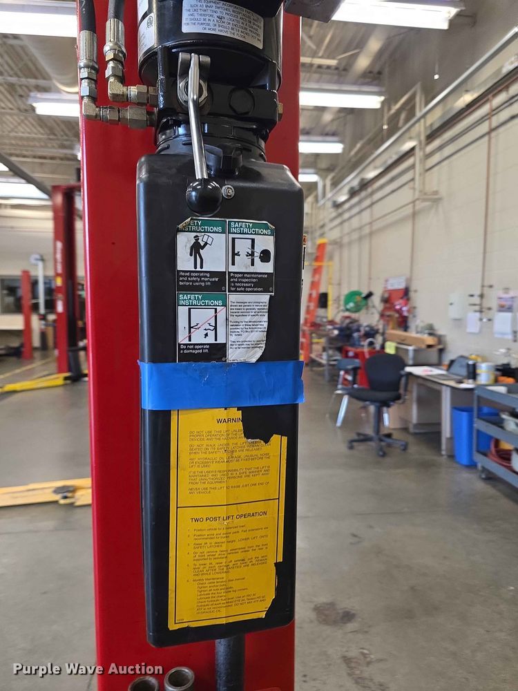 image for item EV2224 Gray QL-90 two post automotive lift