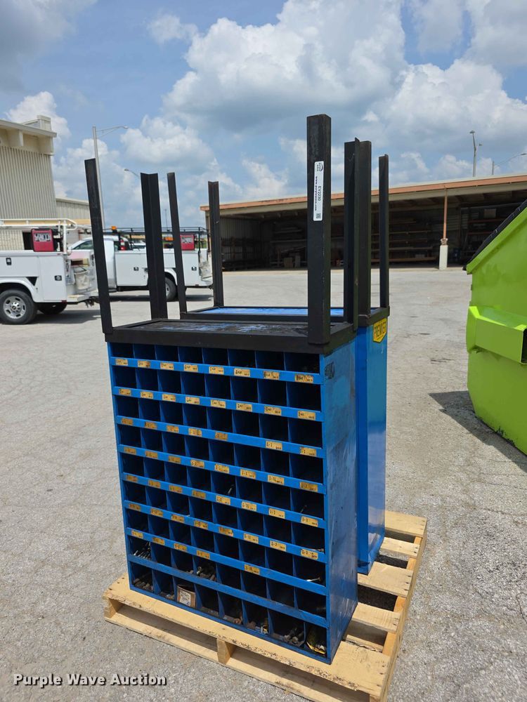 (2) bolt bins