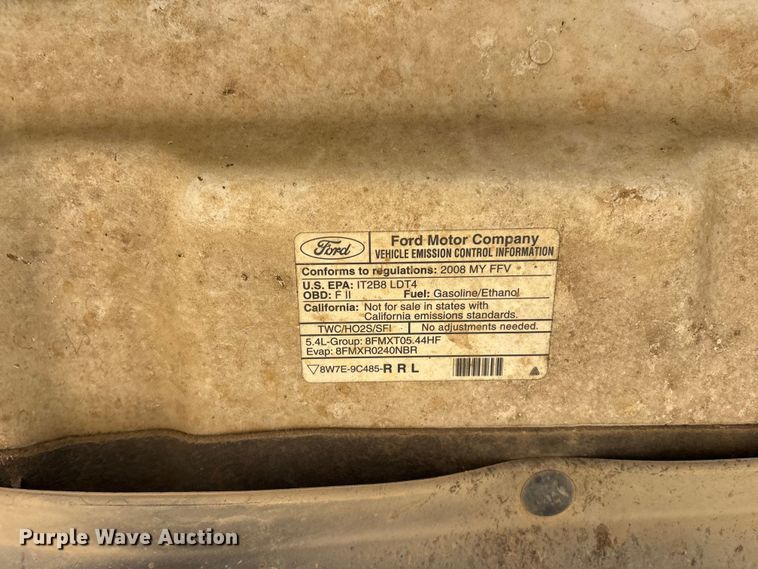 image for item EV2974 2008 Ford F150 Ext. Cab pickup truck