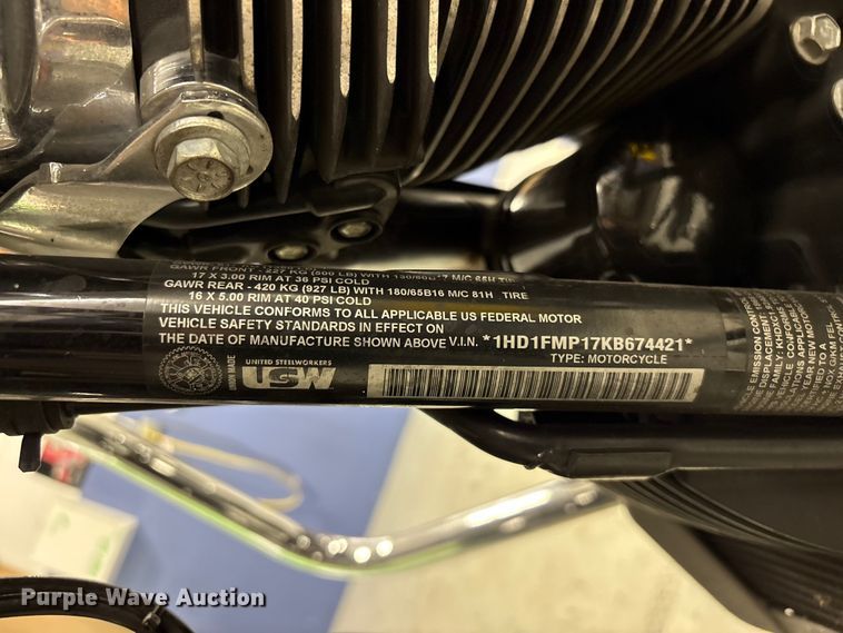 image for item EV2983 2019 Harley-Davidson Police Electra Glide motorcycle