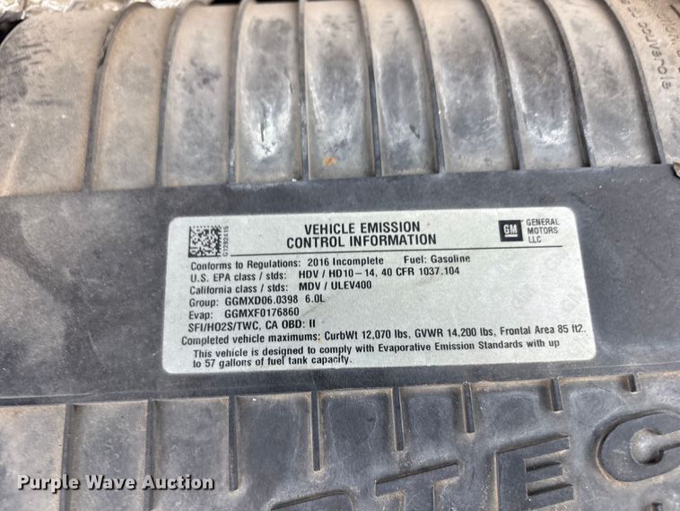 image for item EV2991 2016 Chevrolet Express shuttle bus