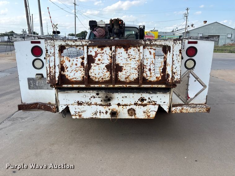 image for item EV2994 1999 Ford F350 Super Duty utility bed pickup truck