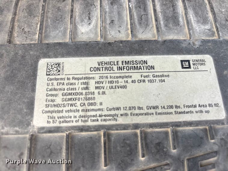 image for item EV2995 2016 Chevrolet Express shuttle bus