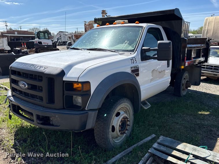 image for item EV7681 2008 Ford F550 dump truck