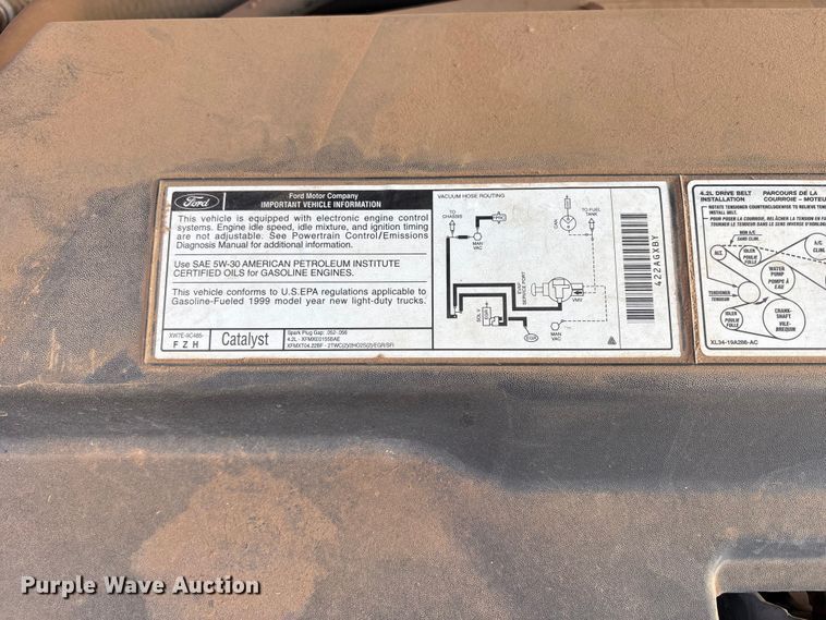 image for item EW0025 1999 Ford F150 pickup truck