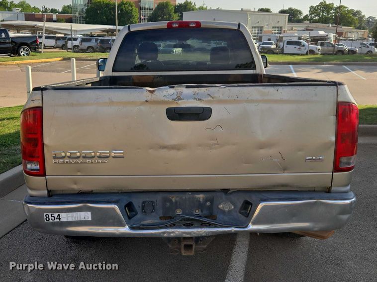 image for item EW0157 2003 Dodge Ram 3500 Ext. Cab pickup truck