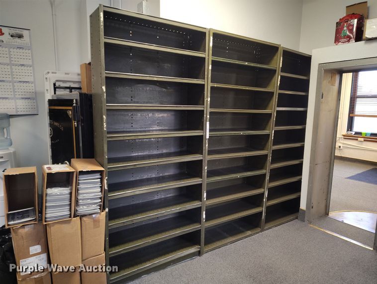 image for item EW1008 (5) metal book cases