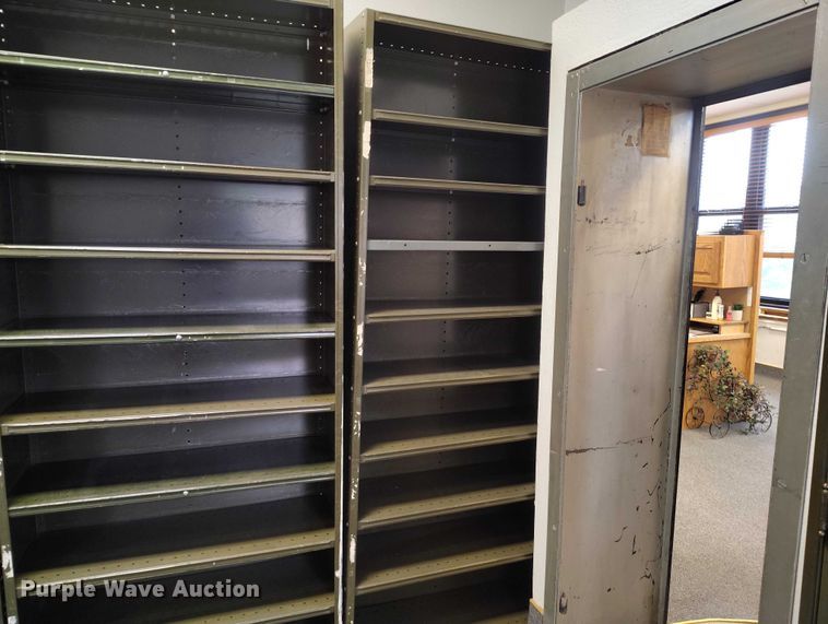 image for item EW1008 (5) metal book cases