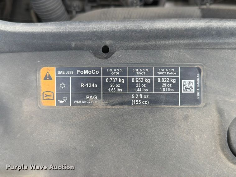image for item EX4499 2013 Ford Taurus Police Interceptor 