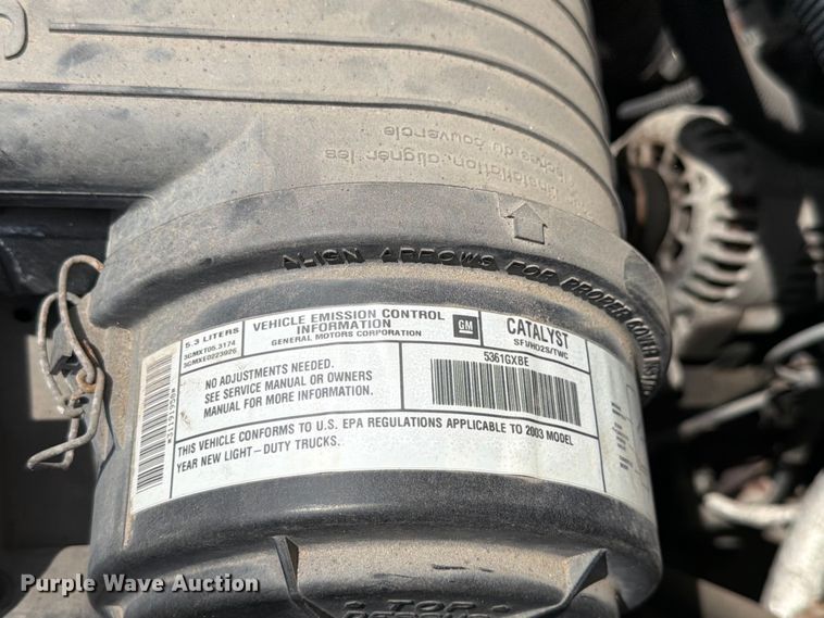 image for item EX4501 2003 Chevrolet Express 2500 van