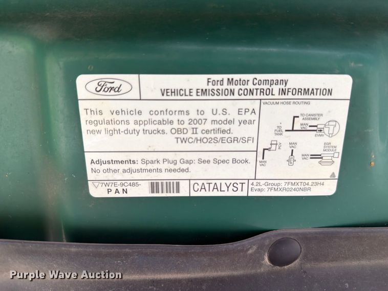 image for item EX4502 2007 Ford F150 Ext. Cab pickup truck