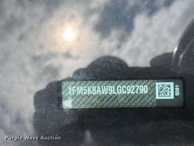 image for item EX4504 2020 Ford Explorer Police Interceptor SUV