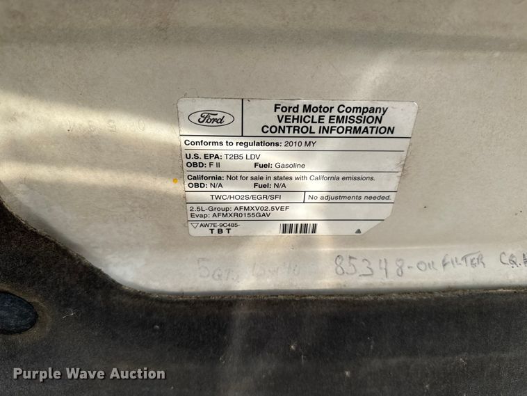 image for item EX4512 2010 Ford Fusion 