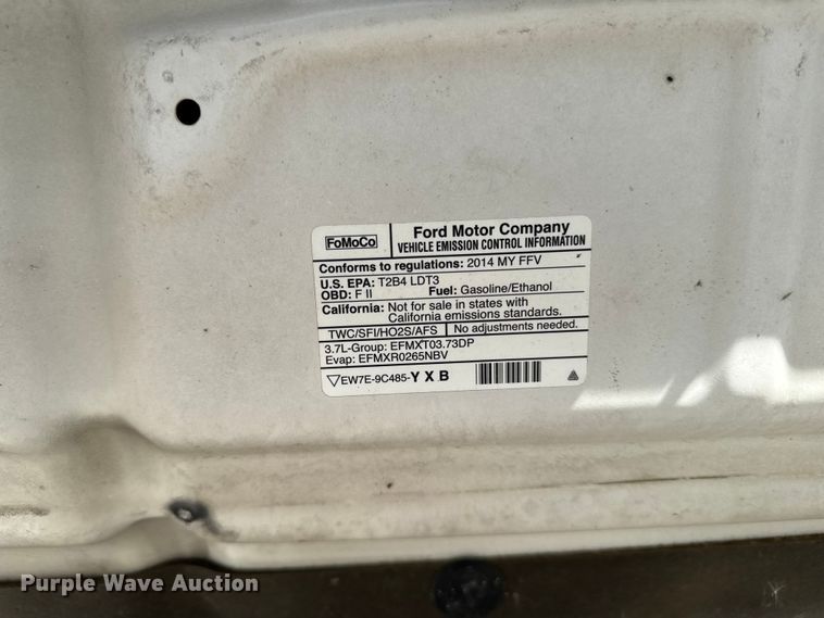 image for item EX4514 2014 Ford F150 pickup truck