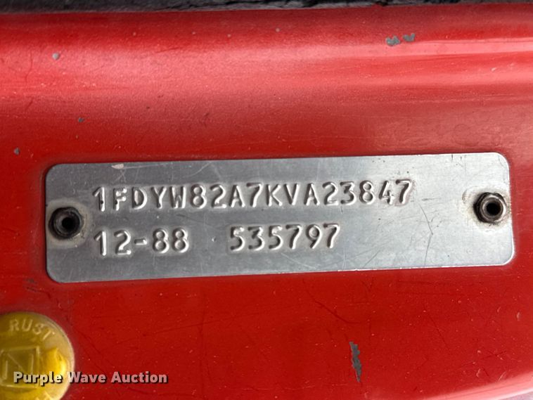 image for item FB6516 1989 Ford LNT8000 dump truck