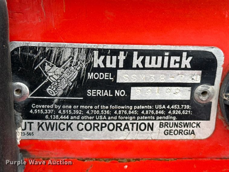 image for item FB6627 Kut Kwick SSM38-72D slope mower