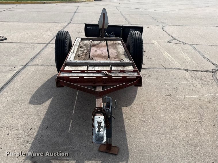 image for item FB6640 Shop built utility trailer