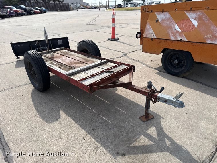 image for item FB6640 Shop built utility trailer