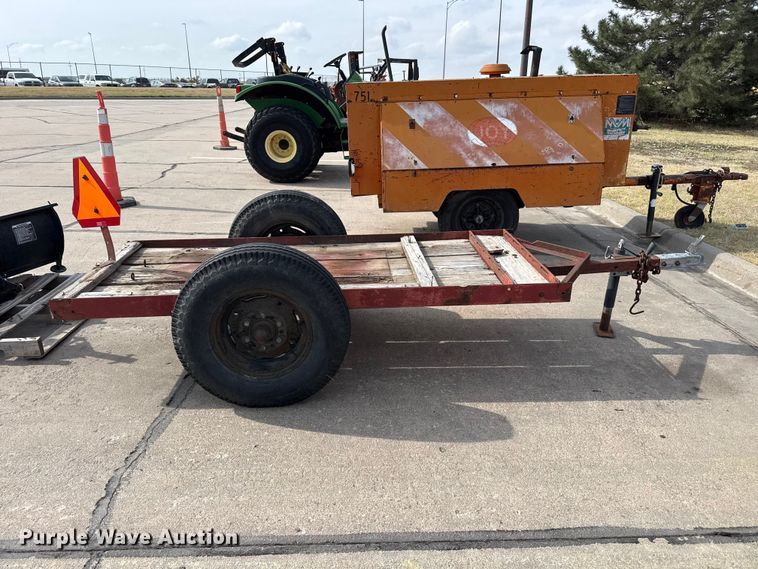 image for item FB6640 Shop built utility trailer