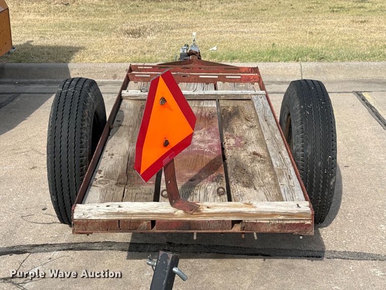image for item FB6640 Shop built utility trailer