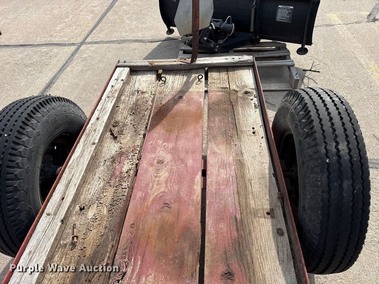 image for item FB6640 Shop built utility trailer
