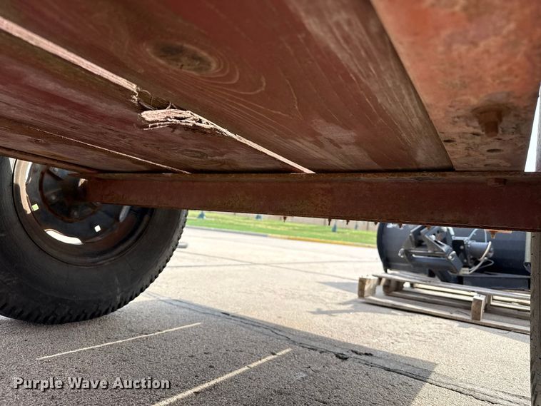 image for item FB6640 Shop built utility trailer