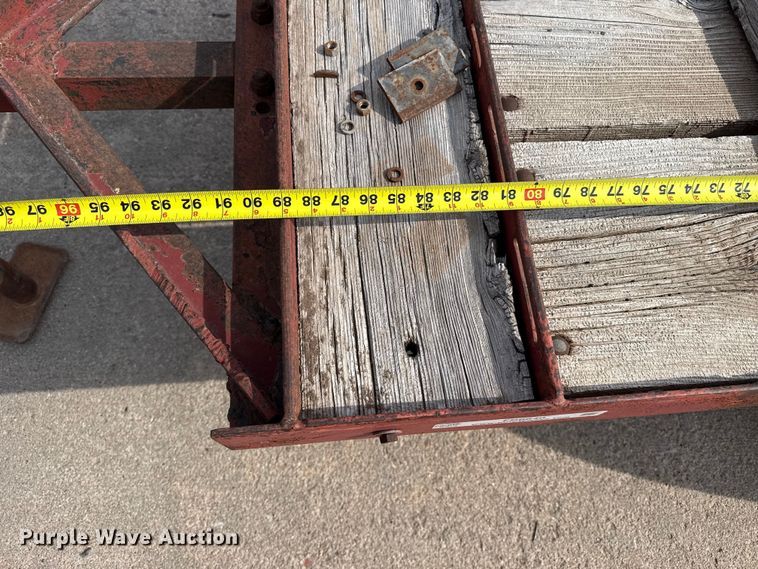 image for item FB6640 Shop built utility trailer