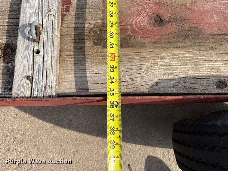 image for item FB6640 Shop built utility trailer