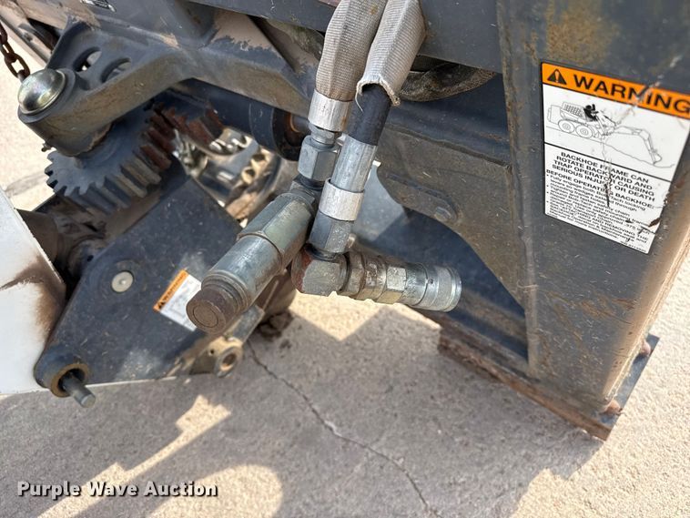 image for item FB6643 Bobcat 607 skid steer backhoe