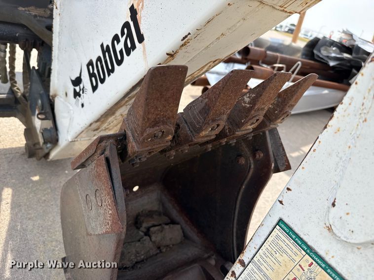 image for item FB6643 Bobcat 607 skid steer backhoe