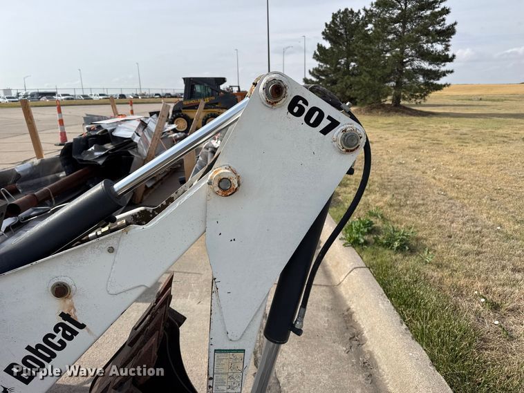 image for item FB6643 Bobcat 607 skid steer backhoe