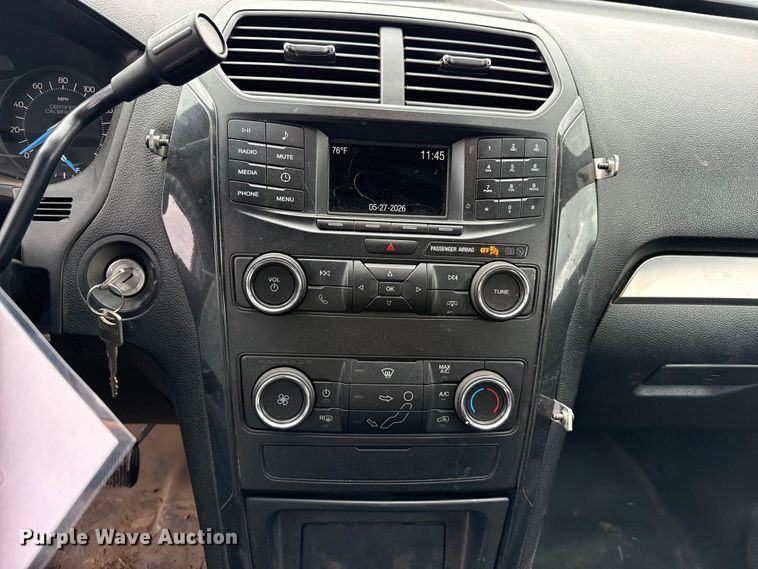 image for item FB6652 2019 Ford Explorer Police SUV