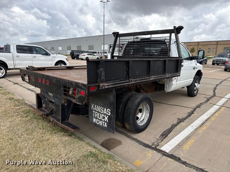 image for item FB6653 2009 Dodge Ram 3500 dump flatbed pickup truck