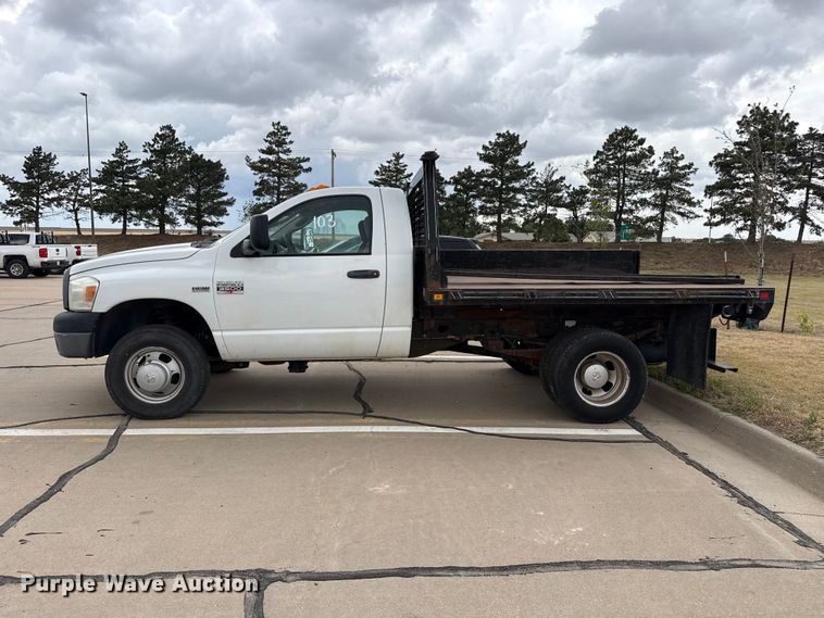 image for item FB6653 2009 Dodge Ram 3500 dump flatbed pickup truck