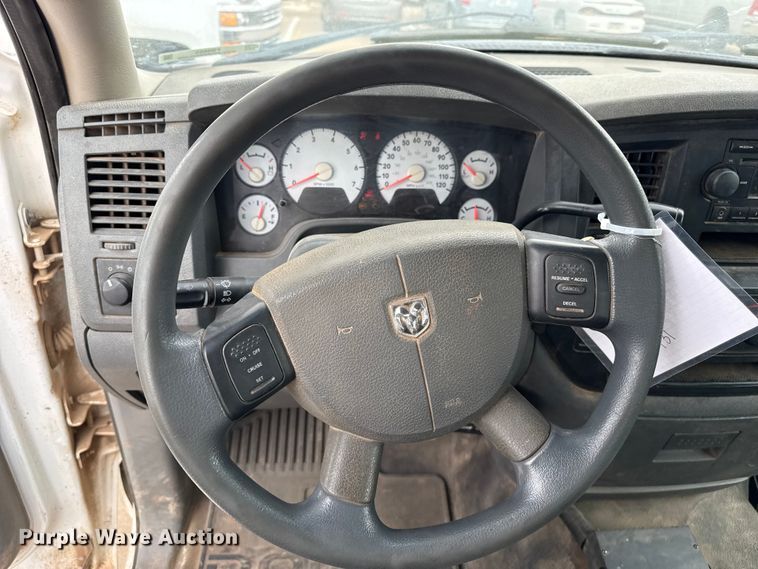 image for item FB6653 2009 Dodge Ram 3500 dump flatbed pickup truck