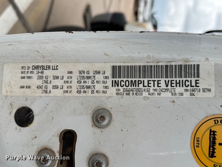 image for item FB6653 2009 Dodge Ram 3500 dump flatbed pickup truck