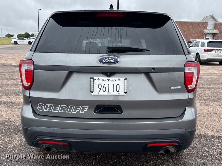 image for item FB6662 2017 Ford Explorer Police SUV