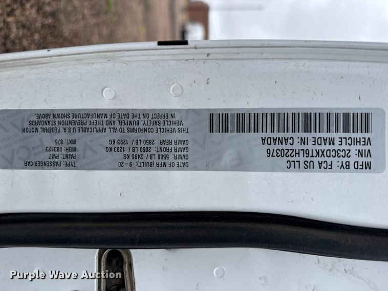 image for item FB6664 2020 Dodge Charger 