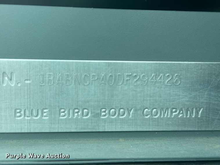image for item FB6672 2013 Blue Bird school bus