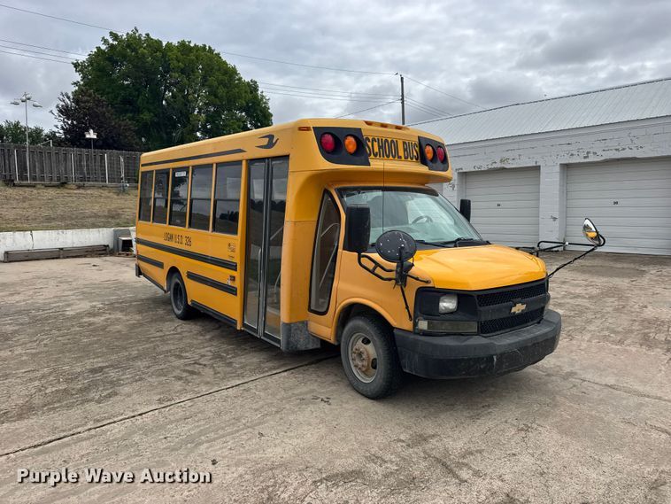 image for item FB7436 2013 Chevrolet Express G3500 school bus