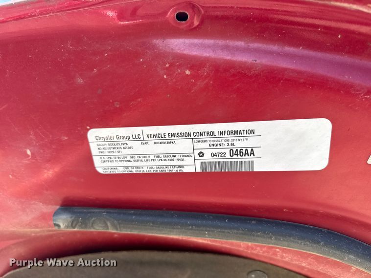 image for item FB7439 2013 Dodge Avenger 
