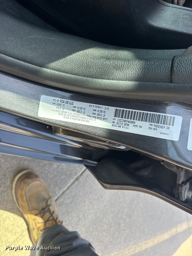image for item FB7441 2015 Chrysler 200 