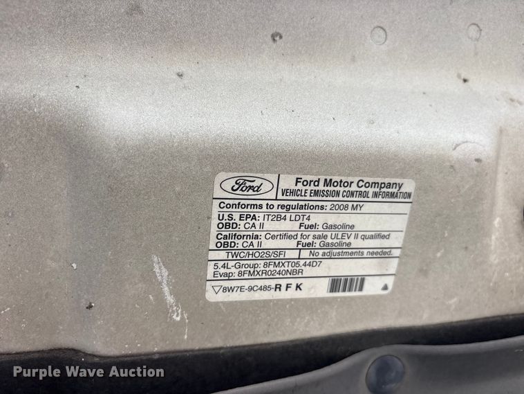 image for item FB8754 2008 Ford F150 Crew Cab pickup truck