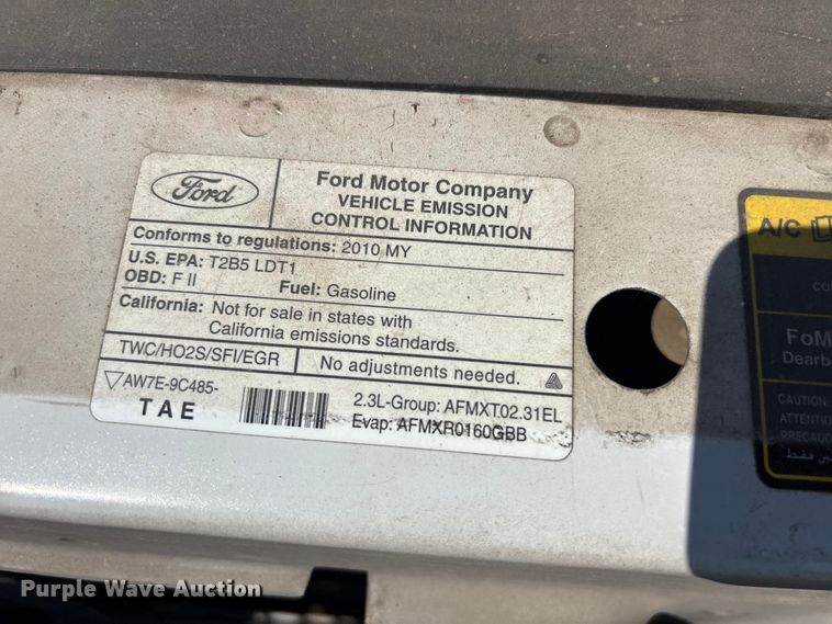 image for item FB8759 2010 Ford Ranger Ext. Cab pickup truck