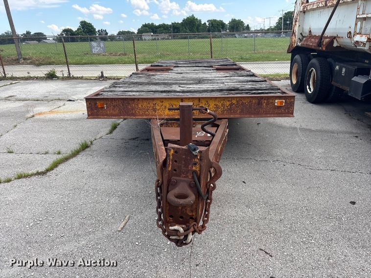 image for item FB8763 1979 Miller 0T635 tilt deck equipment trailer