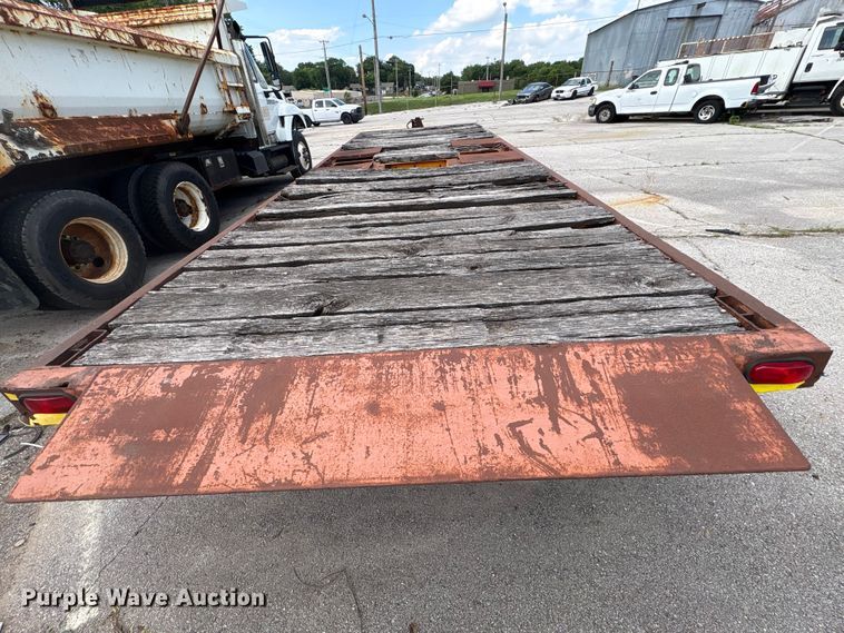 image for item FB8763 1979 Miller 0T635 tilt deck equipment trailer