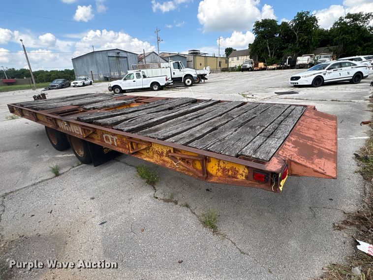 image for item FB8763 1979 Miller 0T635 tilt deck equipment trailer